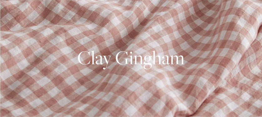 Behind the Shade: Clay Gingham