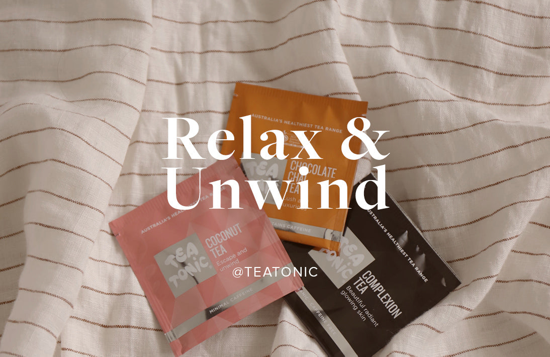 Relax, unwind and slip into bed with a cup of Tea Tonic – I Love Linen