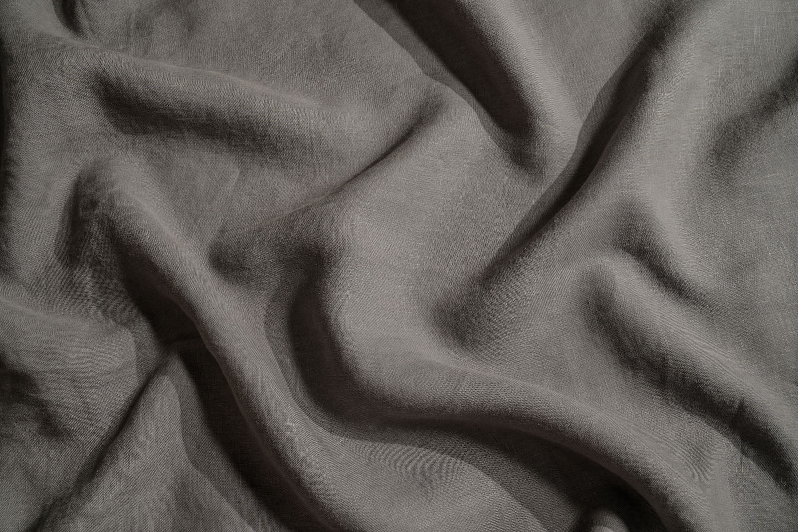 Warm Grey French Flax Linen Bedding