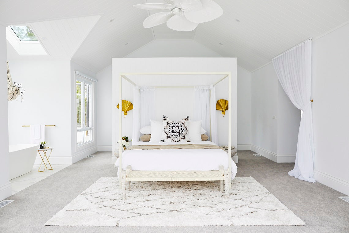 French Linen in Three Birds Renovations Mastersuite