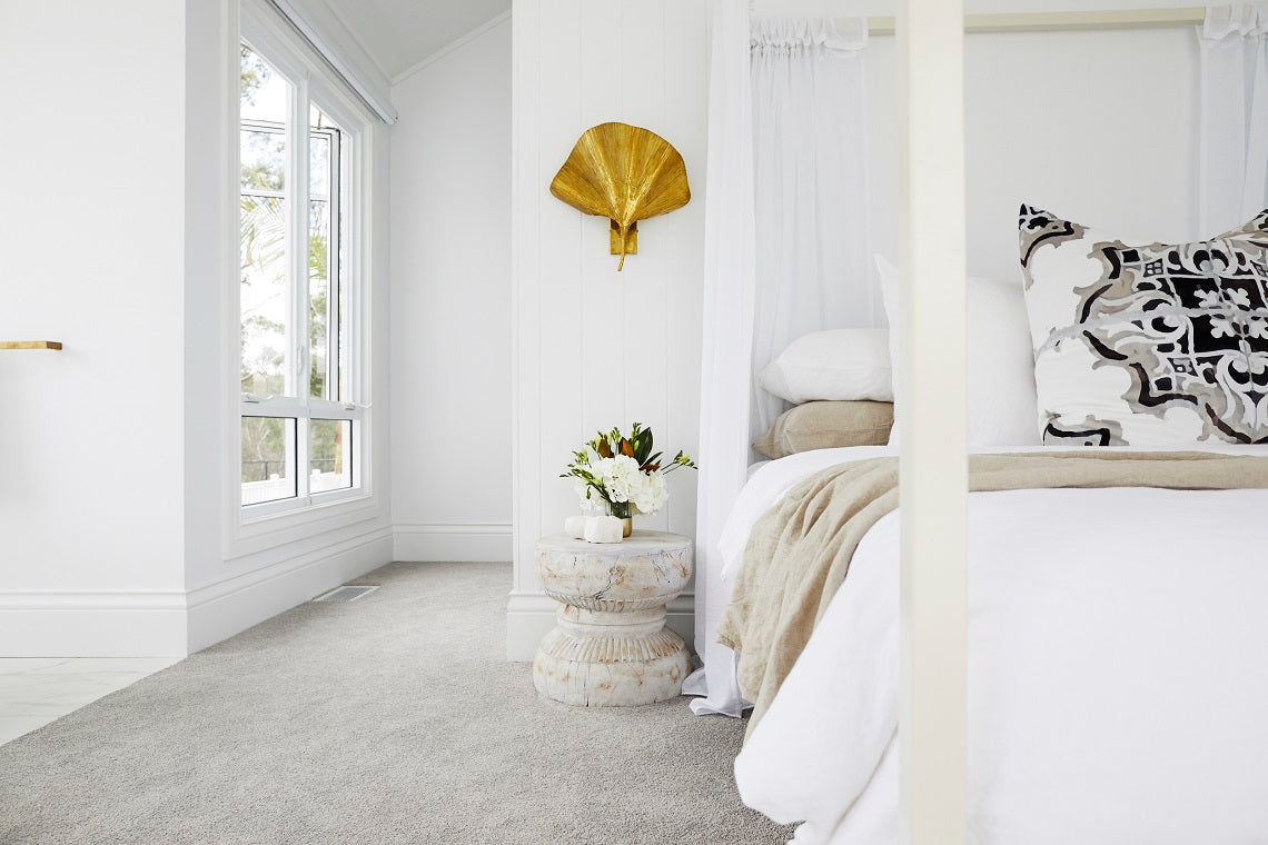 French Linen in Three Birds Renovations Mastersuite