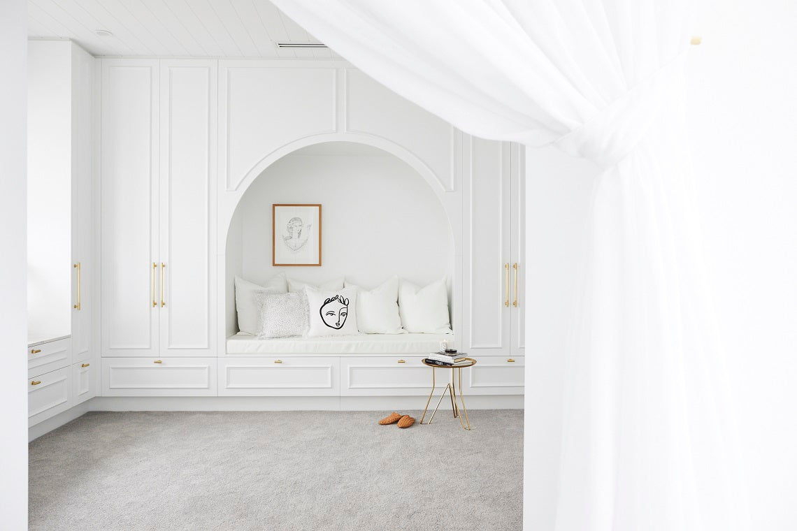 French Linen in Three Birds Renovations Mastersuite