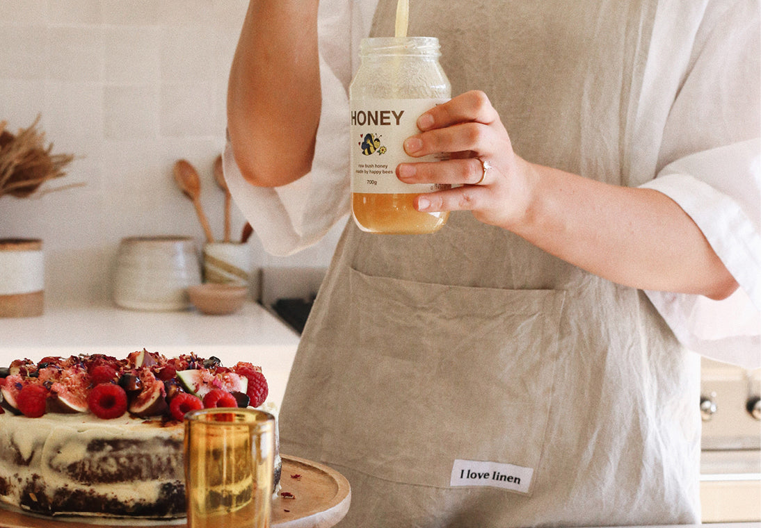 Welcome, French Linen Aprons