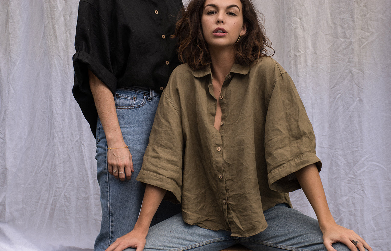 Your wardrobe favourites now in Black & Olive