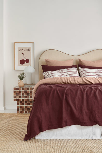 cherrywood linen bedding