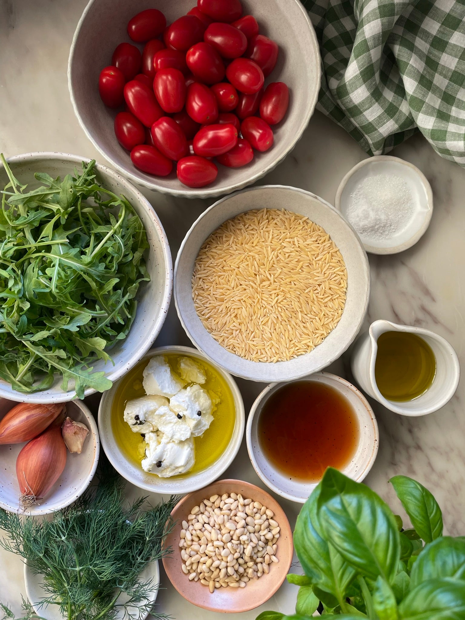 Roasted Tomato Orzo Salad Recipe