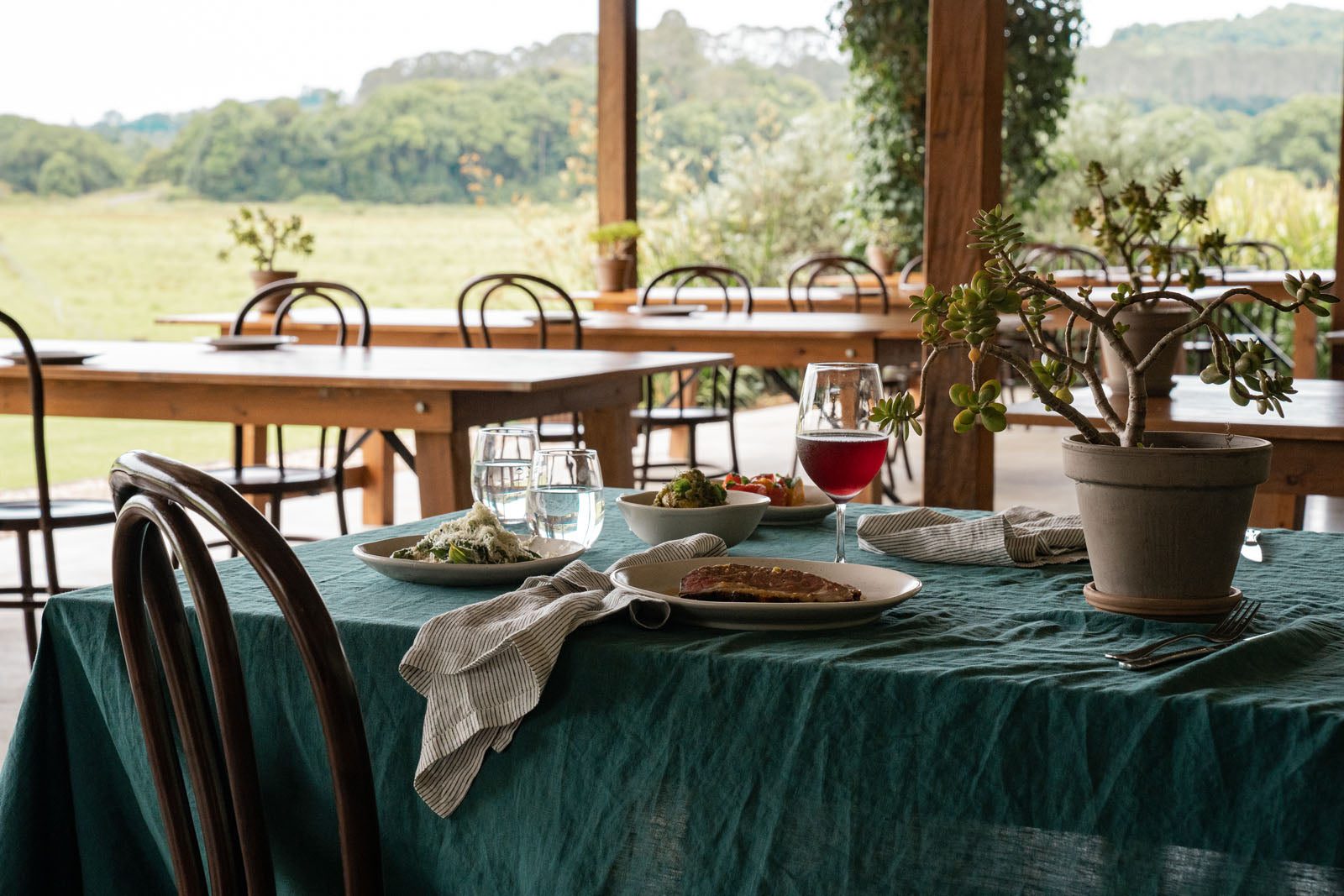 French Flax Linen Table Cloth