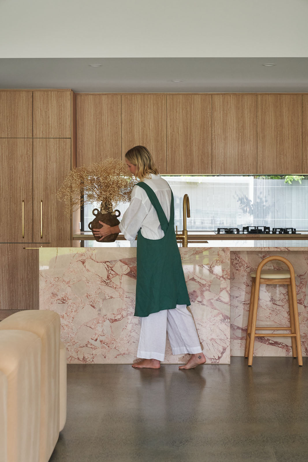 Linen apron