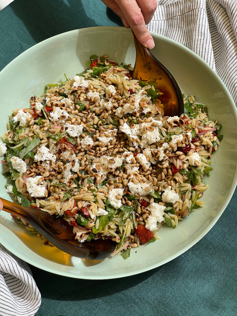 Roasted Tomato Orzo Salad Recipe