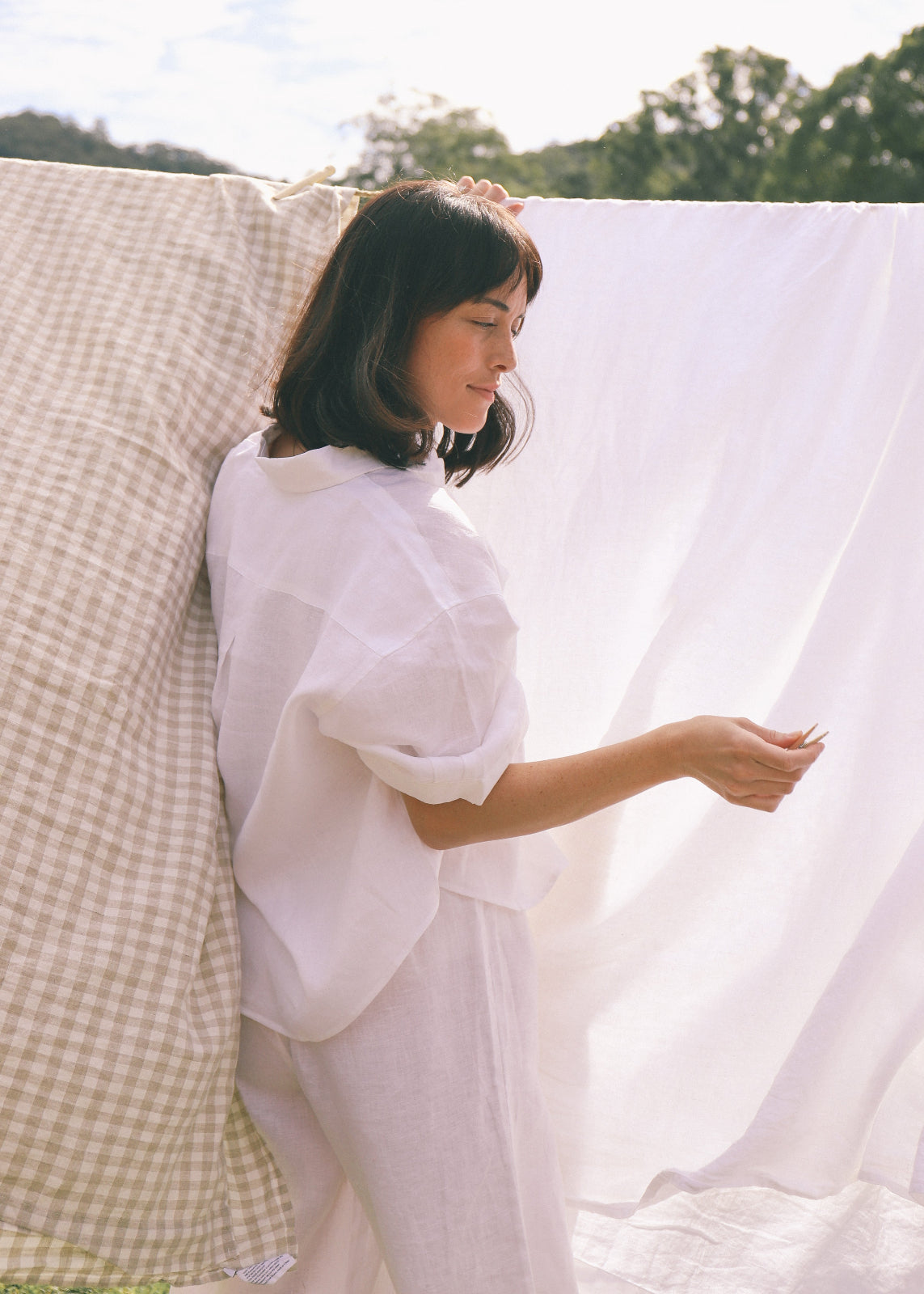 How to remove stains from linen