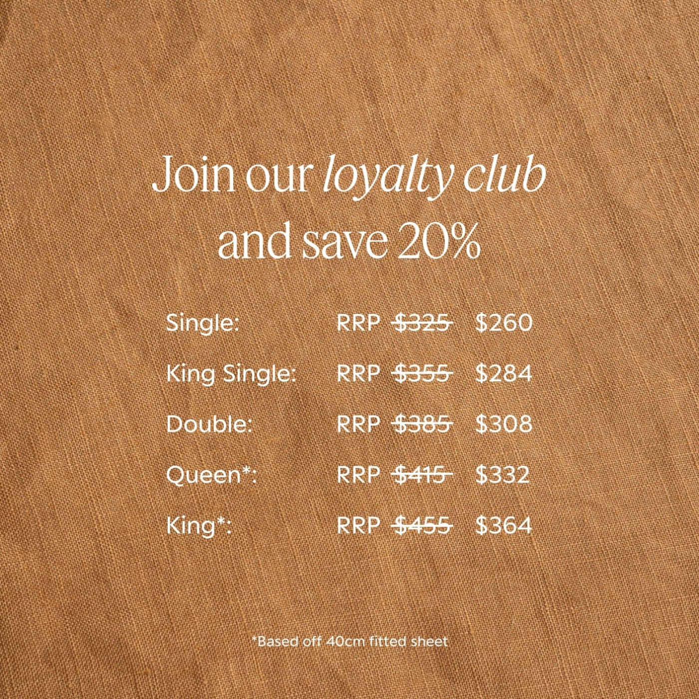 French Flax Linen Sheet Set in Sandalwood