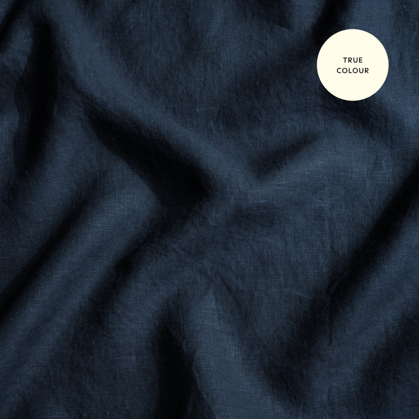 French Flax Linen Double Sided Quilt Cover Set in Indigo/Indigo Stripe