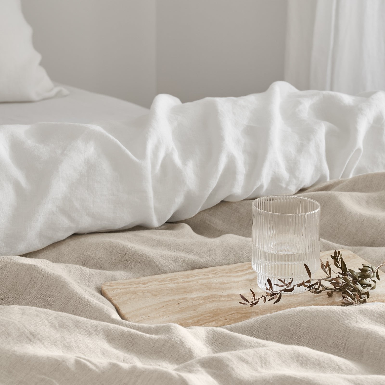 natural linen sheets