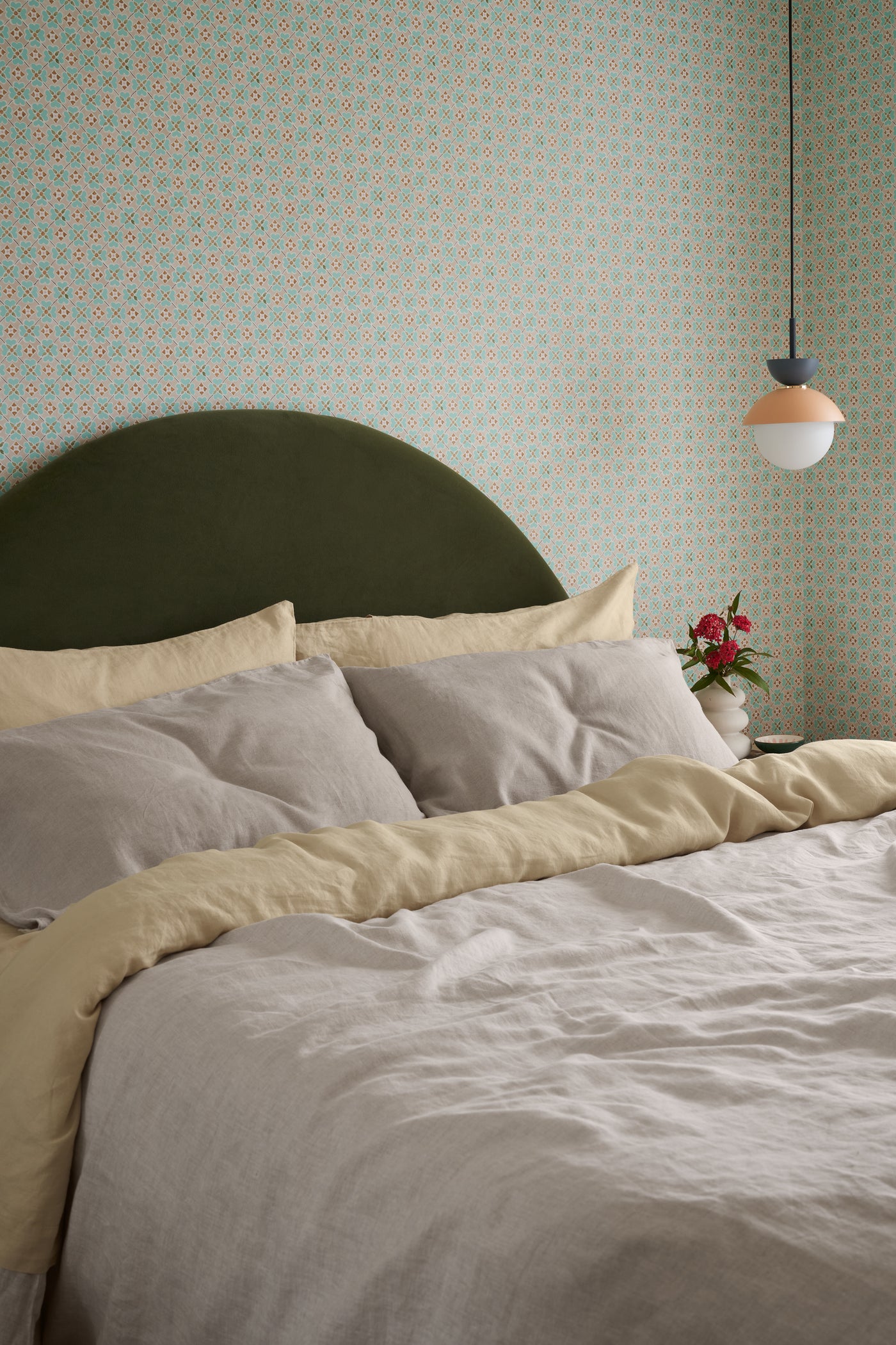 French Flax Linen Quilt Cover Set in Natural