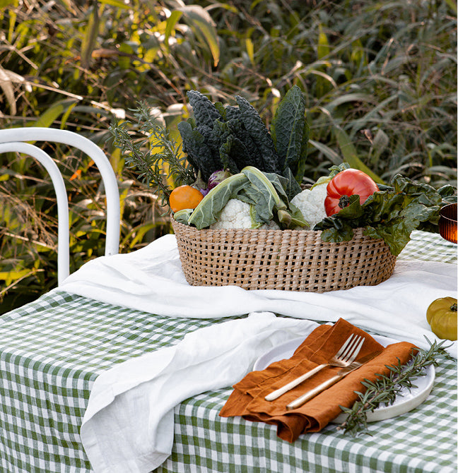 Welcome, Ivy Gingham Dining