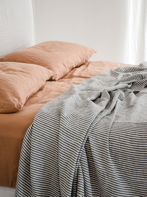 Sandalwood French Linen Bedding