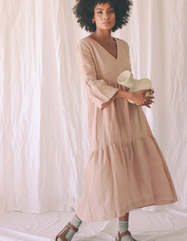 The Stevie Dress in Clay