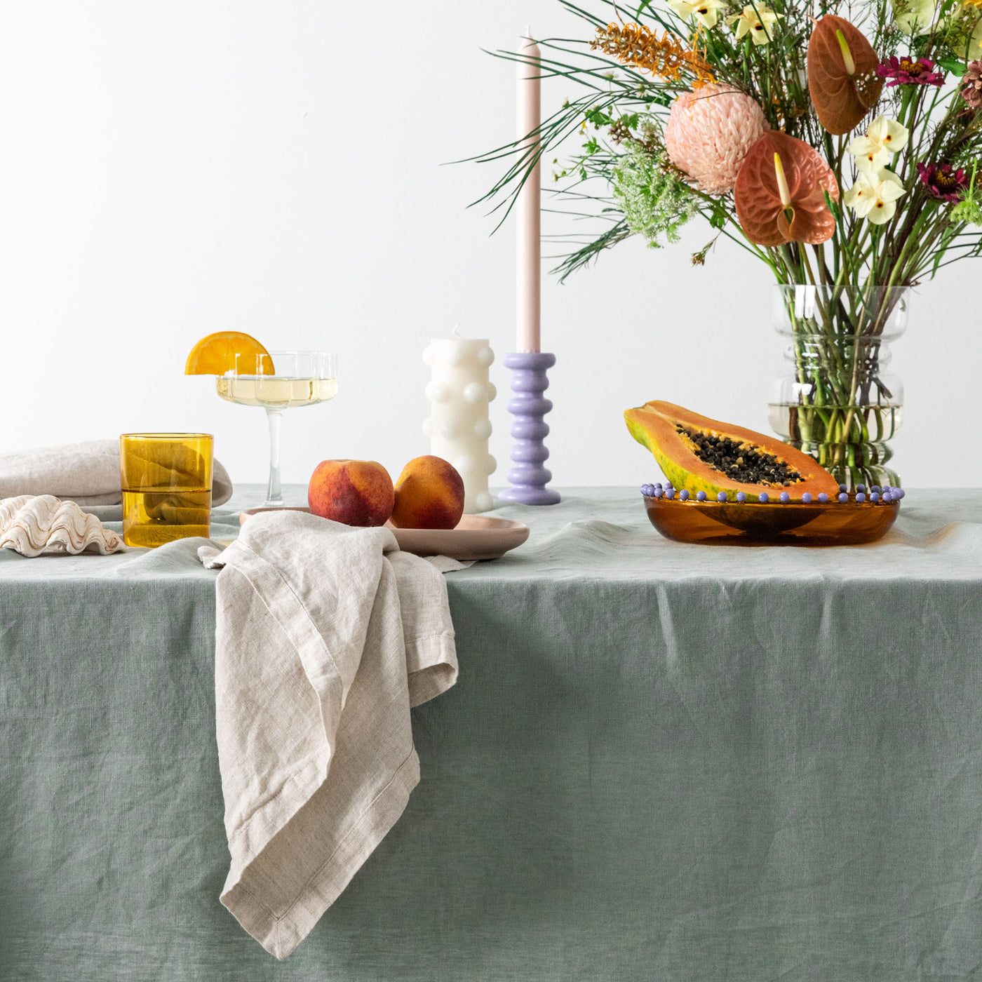 French Flax Linen Napkins (Set Of 4) in Natural