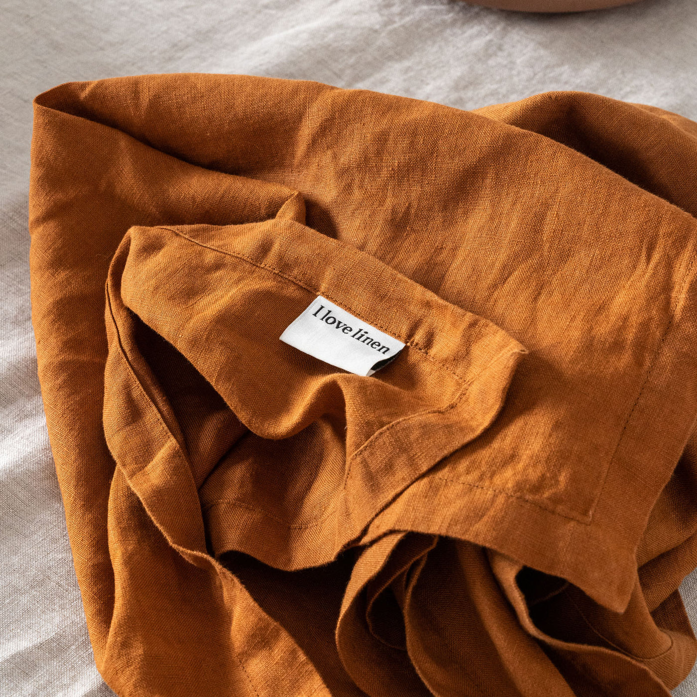 French Flax Linen Napkins (Set Of 4) in Ochre