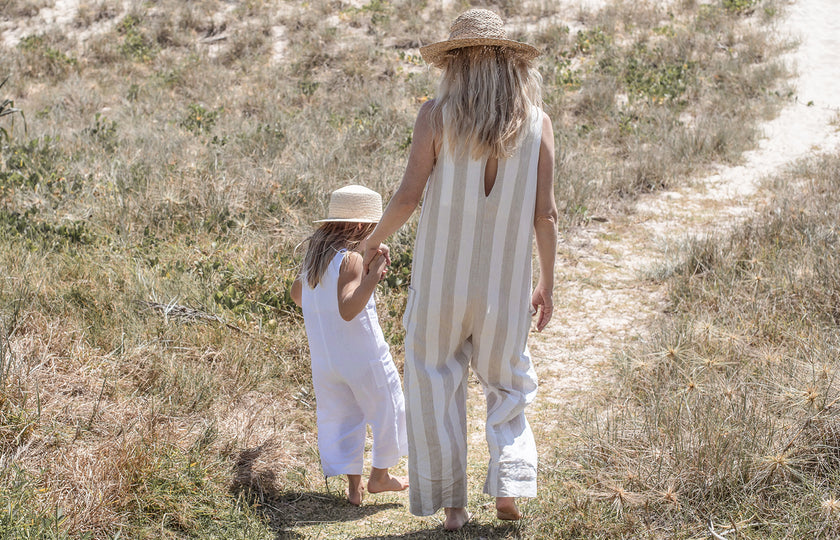 Introducing Mini French Linen Loungewear