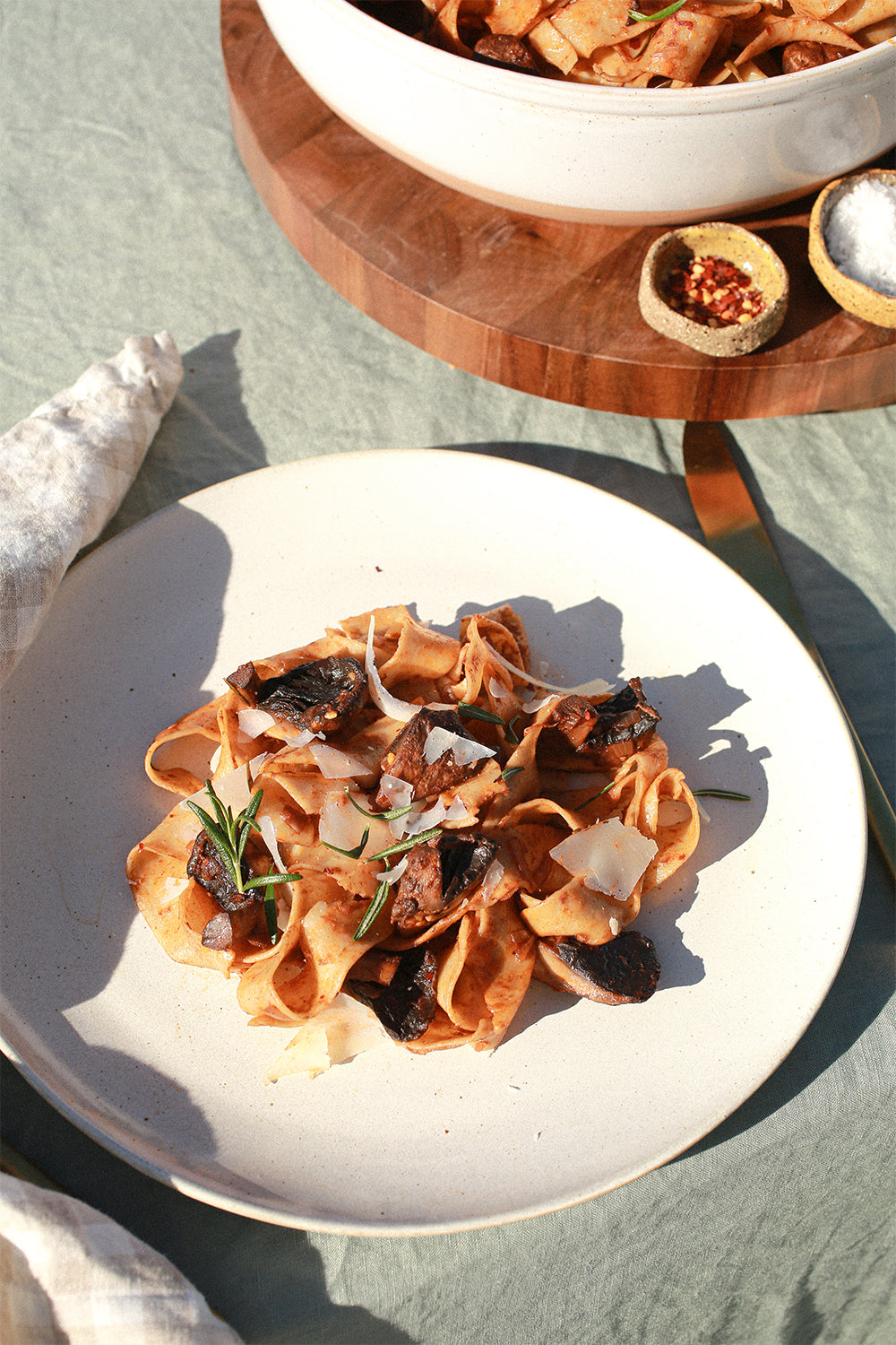 Warm Up Your Winter with this Nourishing Pappardelle Pasta Recipe