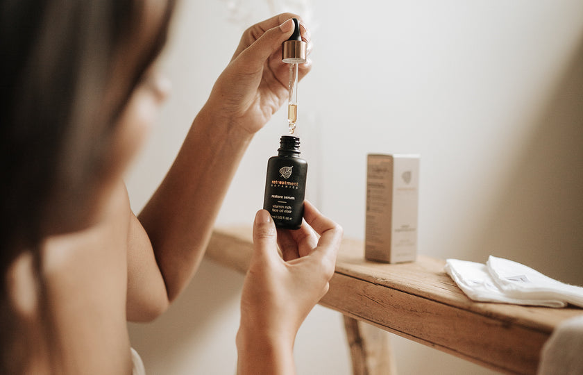 An At-Home Spa Facial with Retreatment Botanics