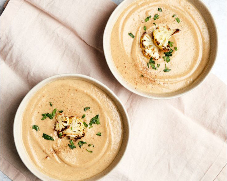 Roast Cauliflower Soup Recipe by Alexandra King