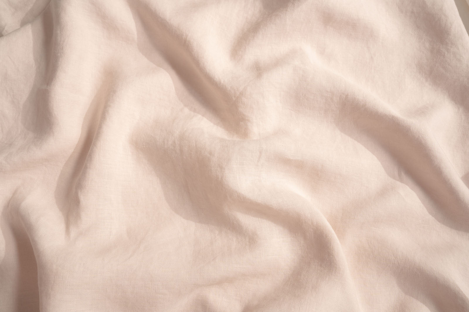 Blush French Flax Linen Bedding