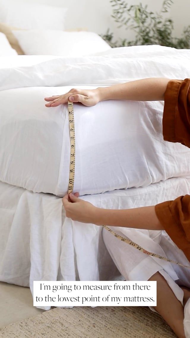 How to Measure your Mattress for a Fitted Sheet I Love Linen