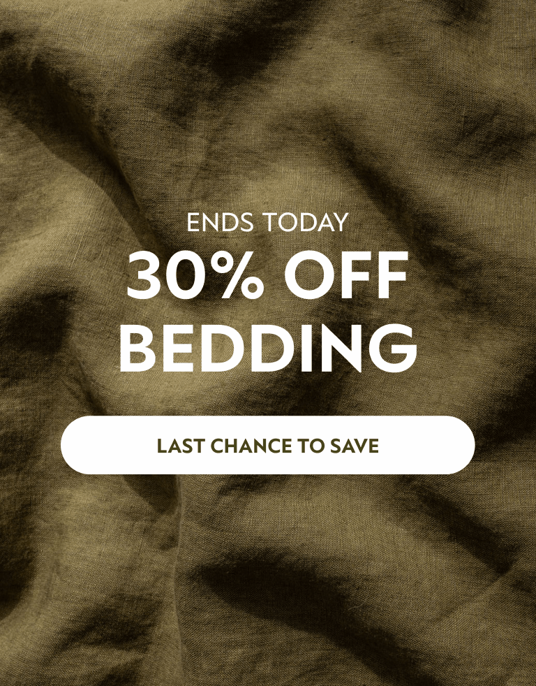 30% Off Linen Bedding