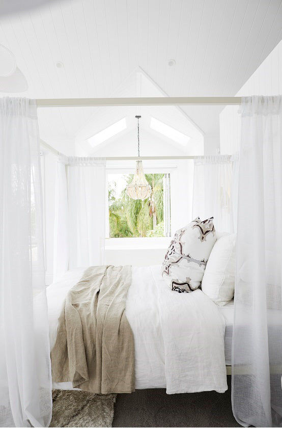 French Linen in Three Birds Renovations Mastersuite