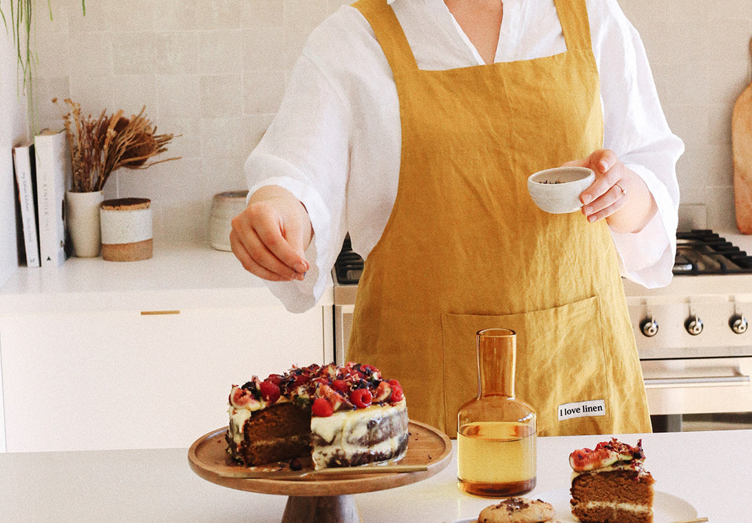 Welcome, French Linen Aprons