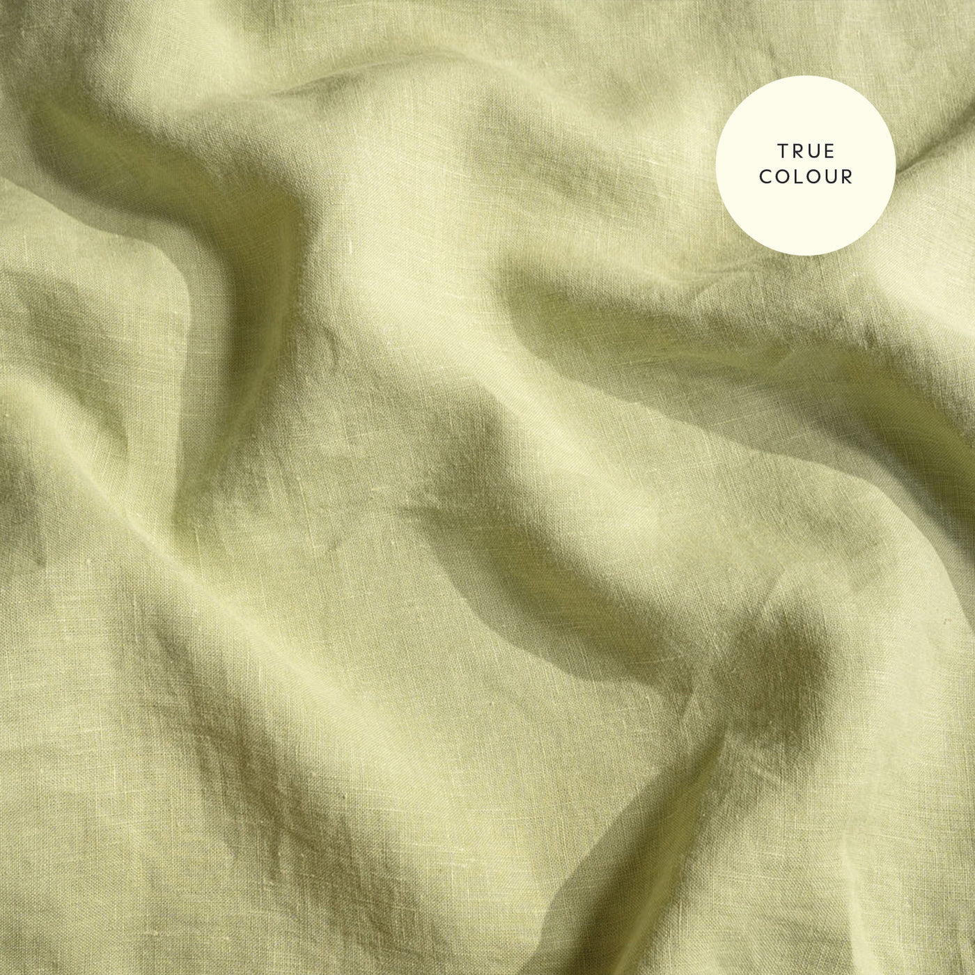 French Flax Linen Sheet Set in Matcha