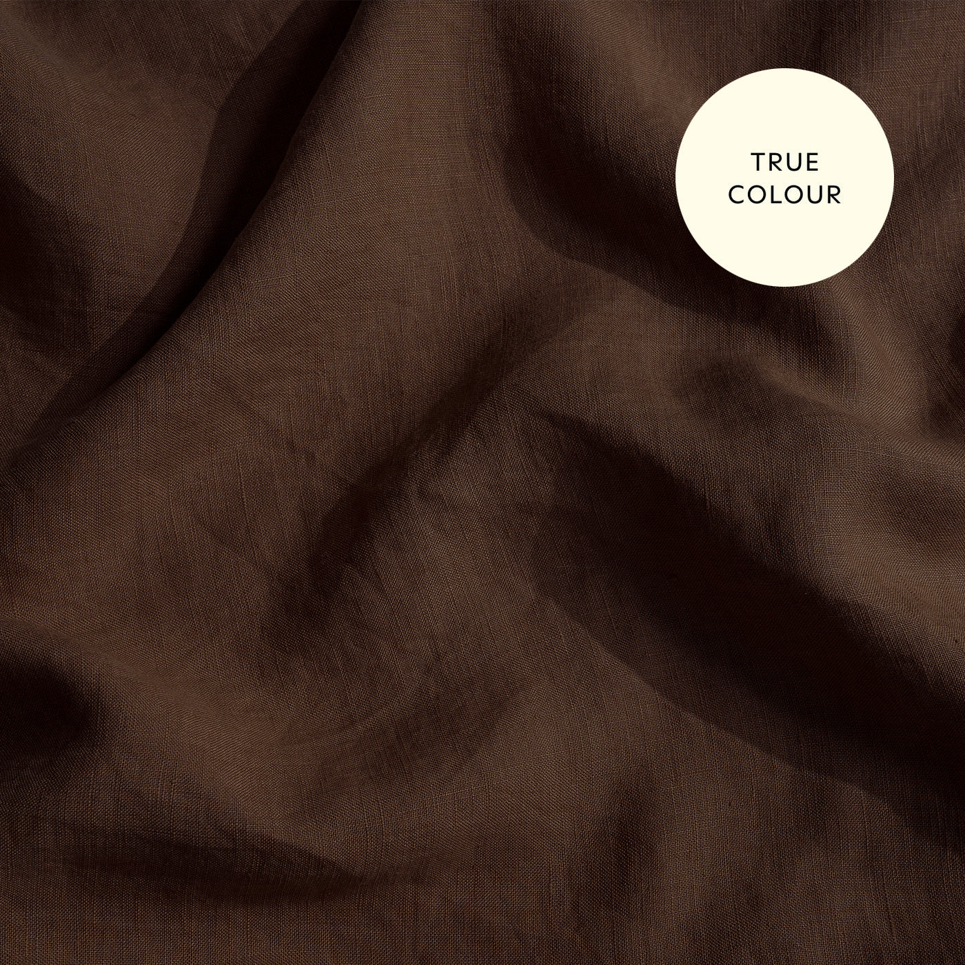 French Flax Linen Pillowcase Set in Chocolate