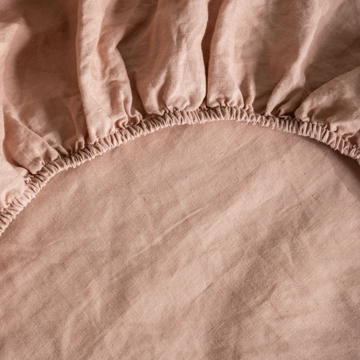 French Flax Linen Sheet Set in Clay