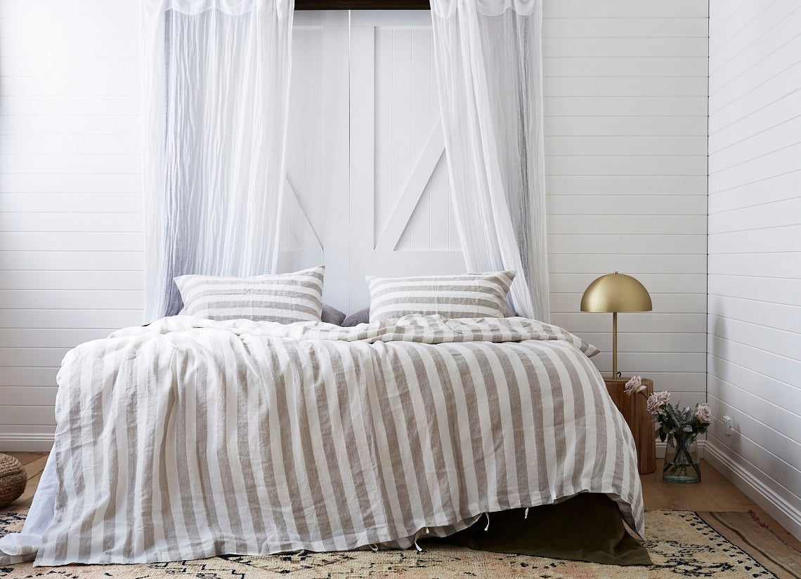 Spring Summer Limited Edition Milk Natural Thick Stripe