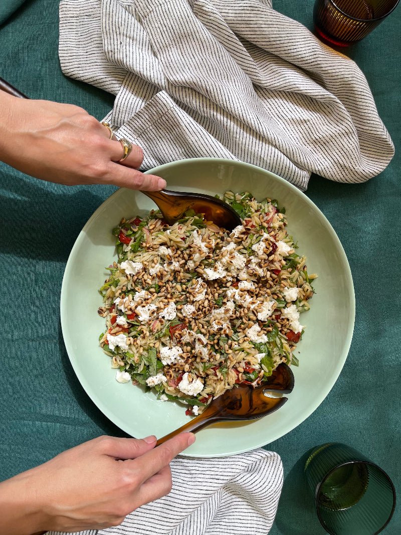 Roasted Tomato Orzo Salad Recipe