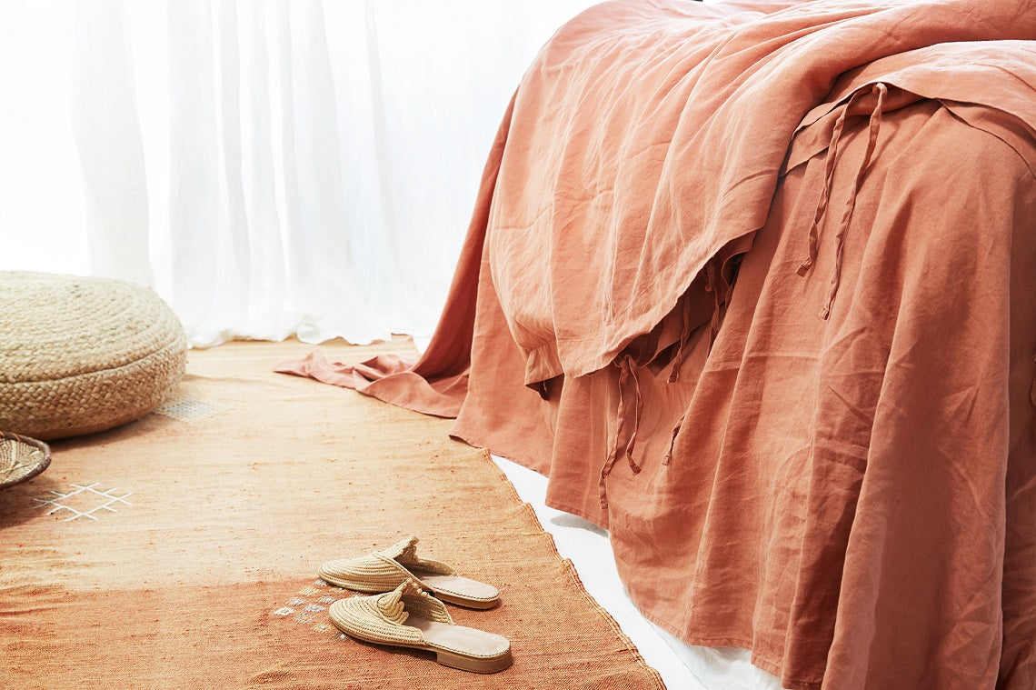 Desert Rose French Linen Bedding - Lookbook