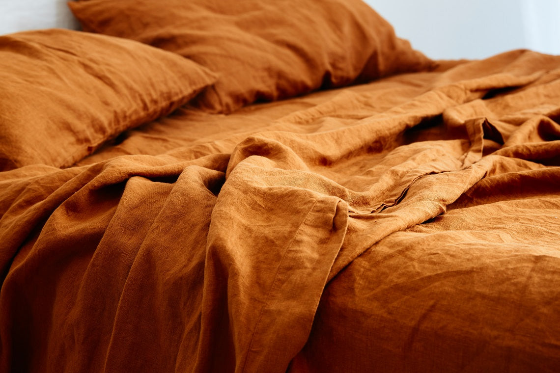 Introducing Ochre: Our Newest French Linen Shade