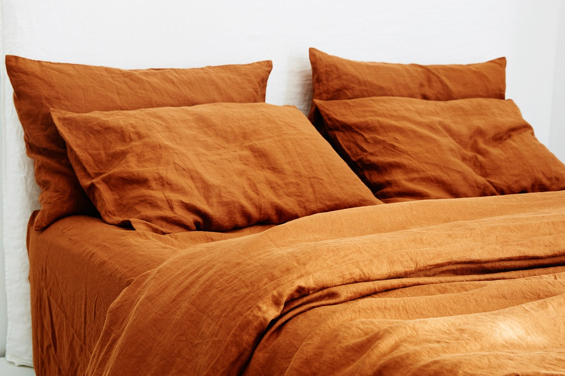 Introducing Ochre: Our Newest French Linen Shade