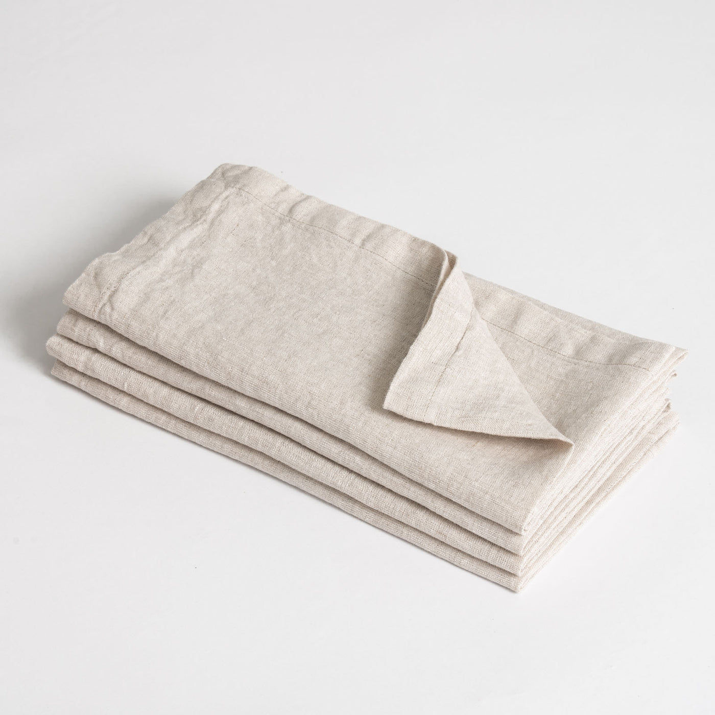 Charcoal Gingham Apron + Natural Napkin Set