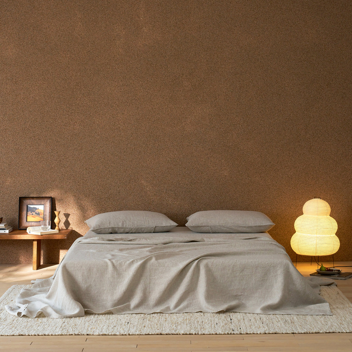 French Flax Linen Sheet Set in Natural