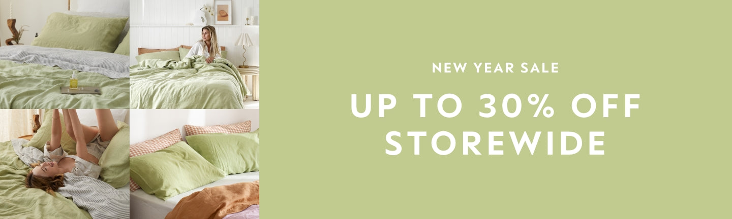 I Love Linen Sale - Save on French Linen Sheet Sets & Quilt Covers