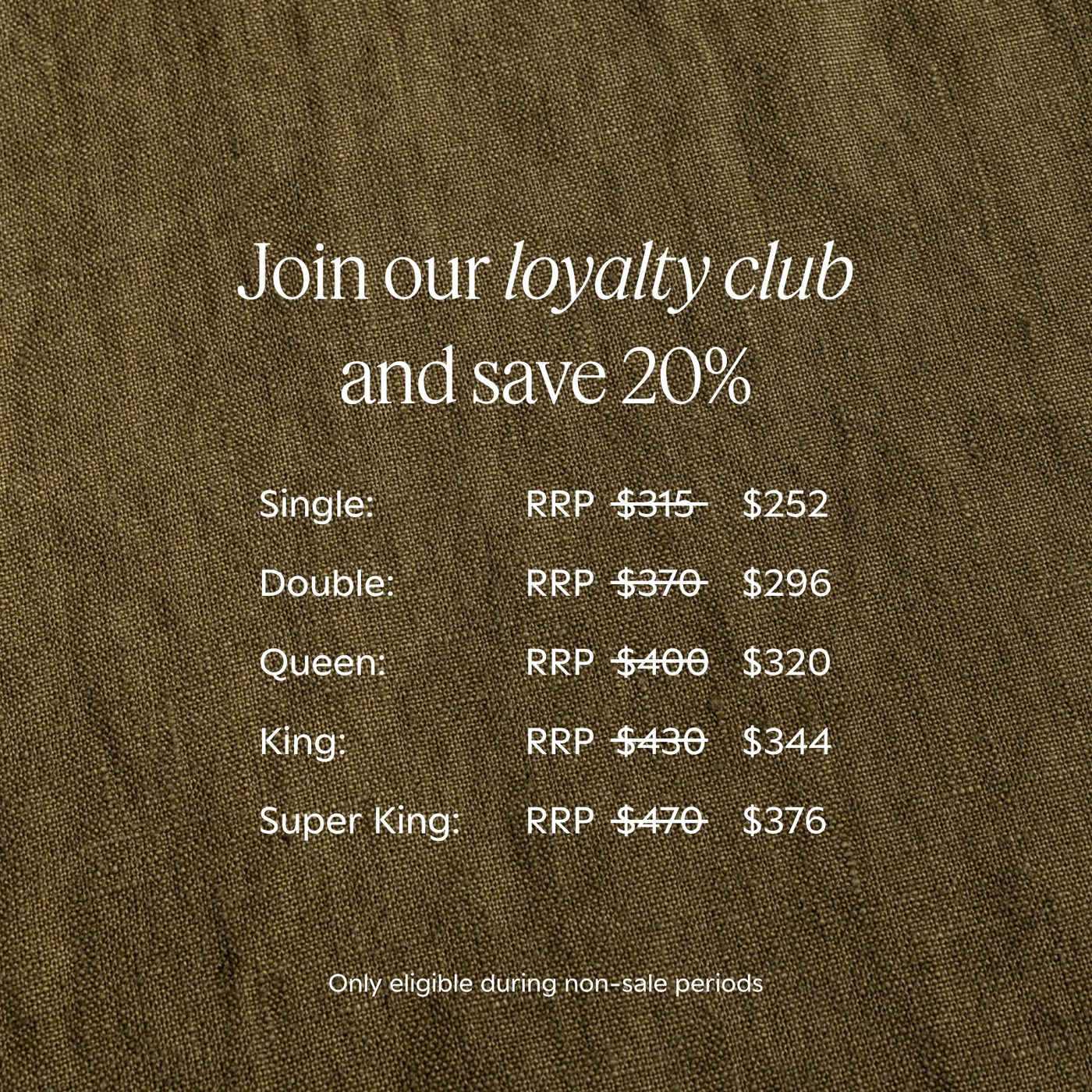 French Flax Linen Double Sided Quilt Cover Set in Olive/Olive Stripe