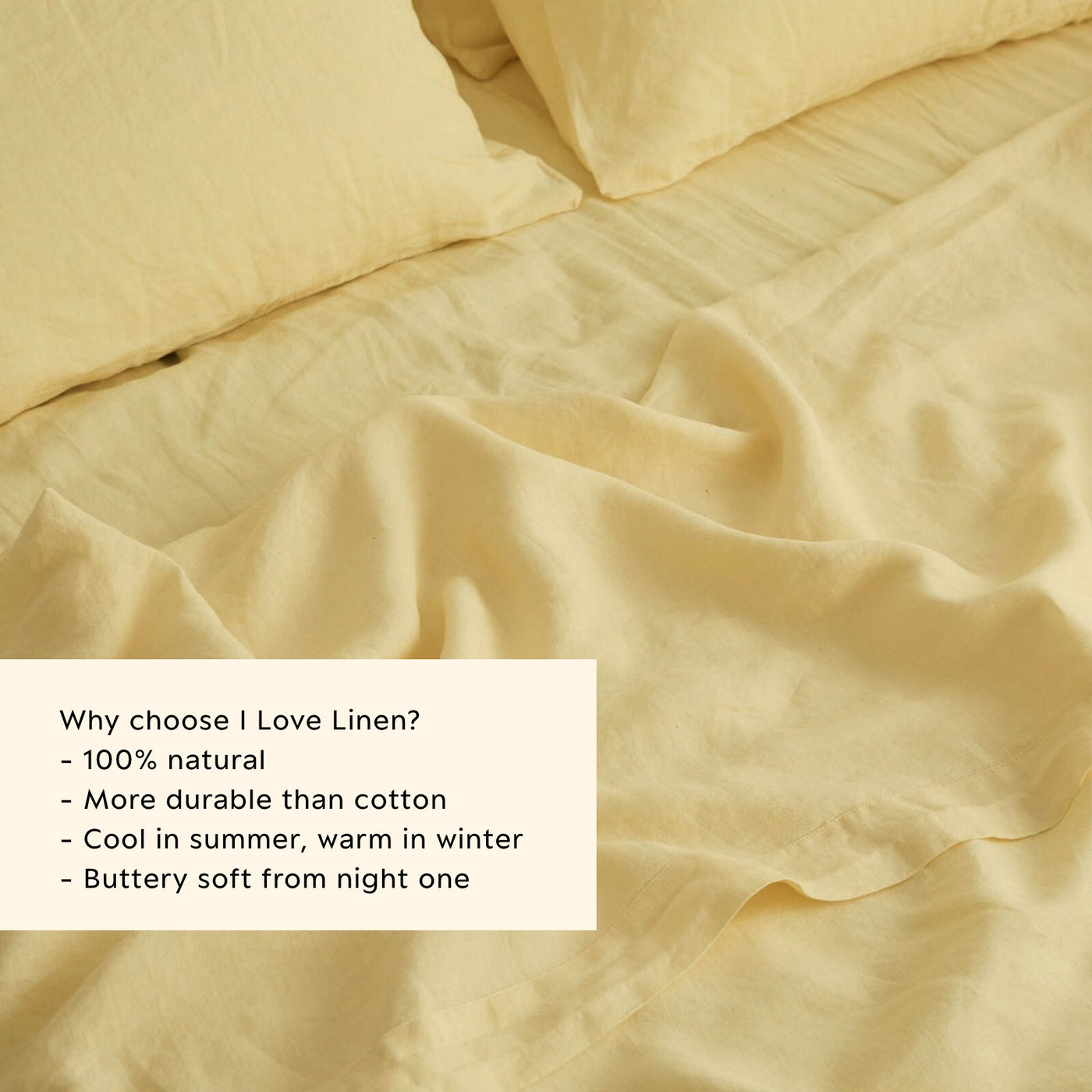 French Flax Linen Flat Sheet in Daisy