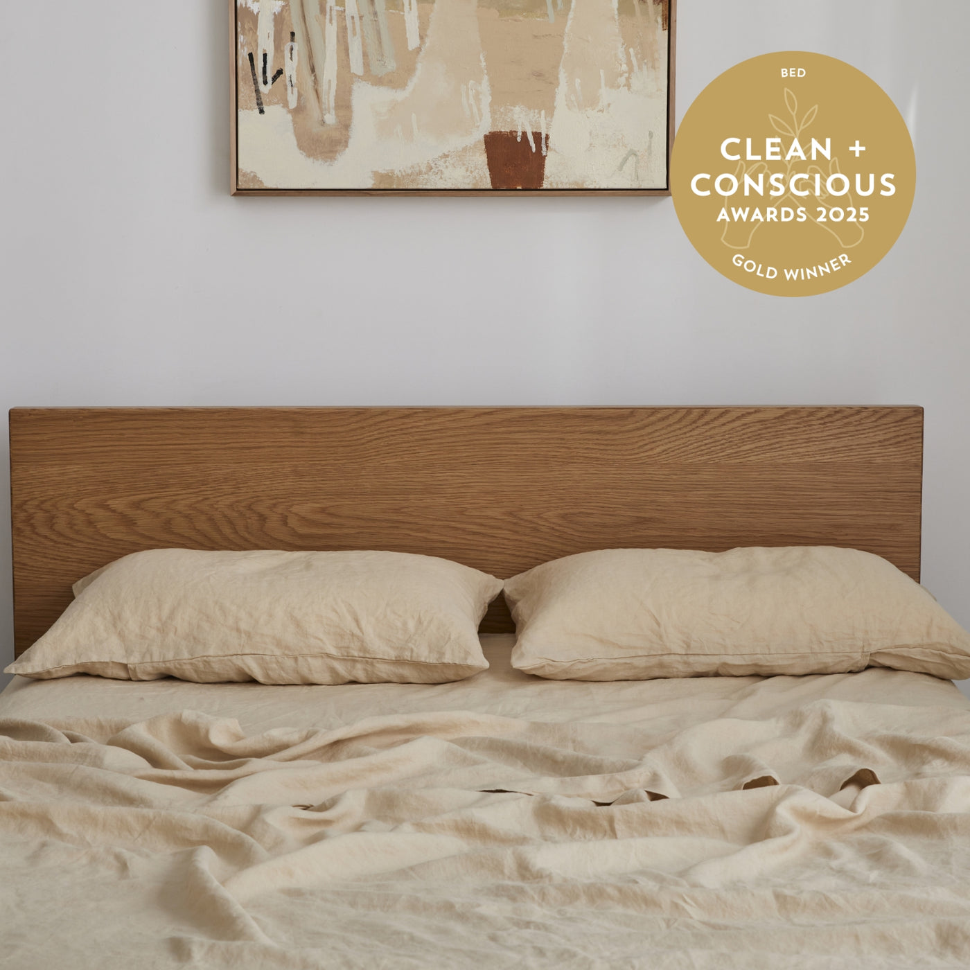 French Flax Linen Sheet Set in Creme