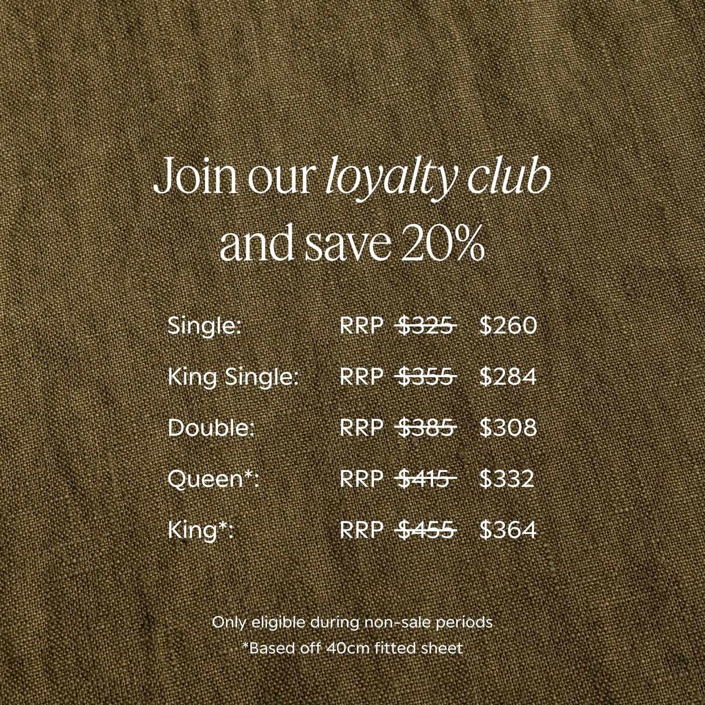 French Flax Linen Sheet Set in Olive