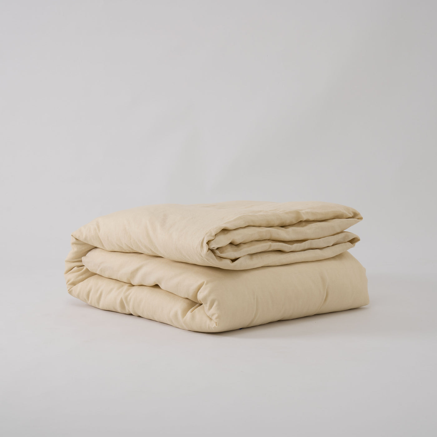French Flax Linen Quilt Cover in Creme