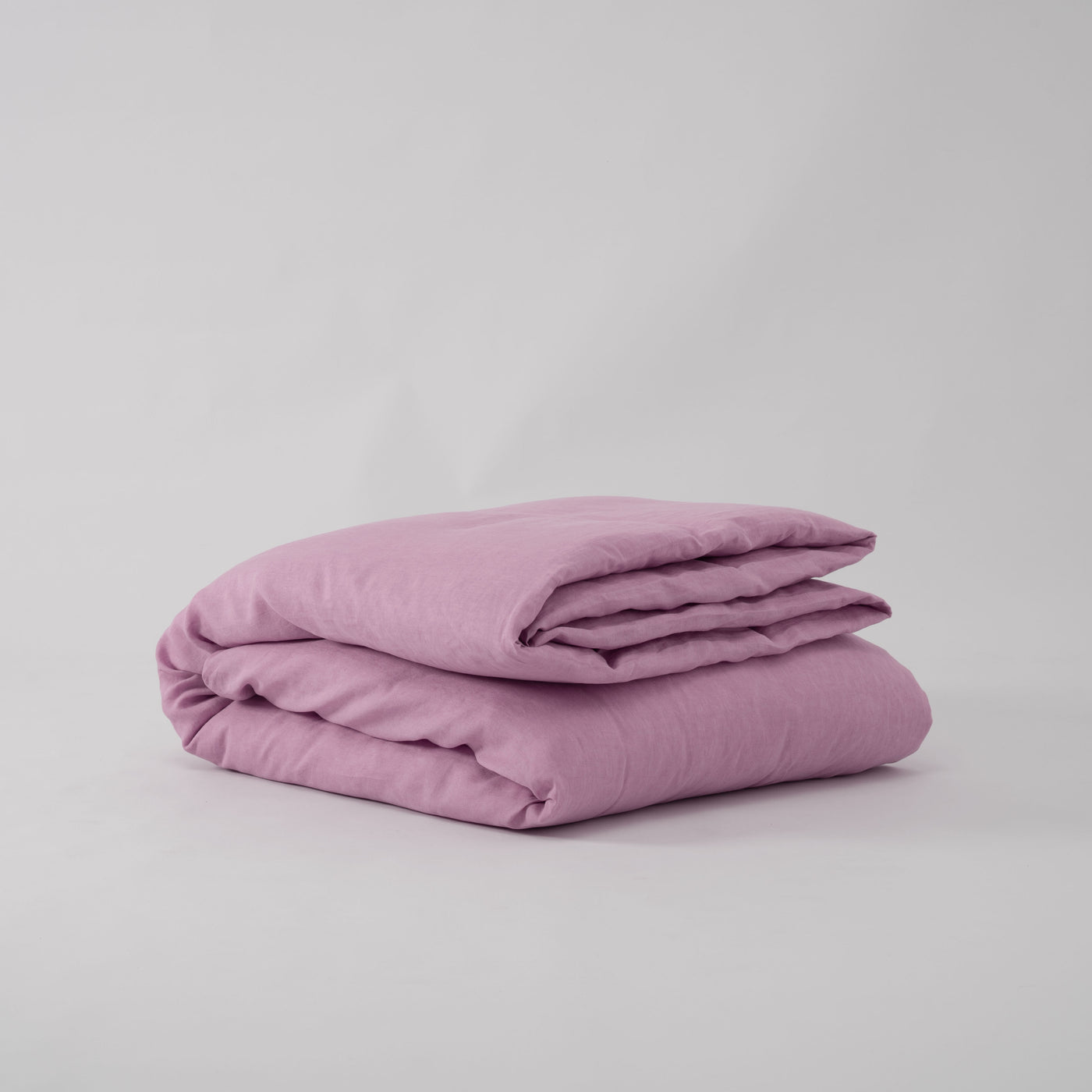 French Flax Linen Quilt Cover in Lilac