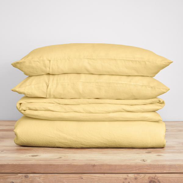 French Flax Linen Quilt Cover Set in Daisy $219 ($365) + more up to 30% off I Love Linen sale